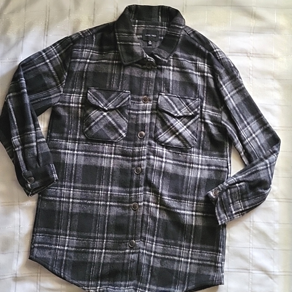 Love Tree Plaid Shacket